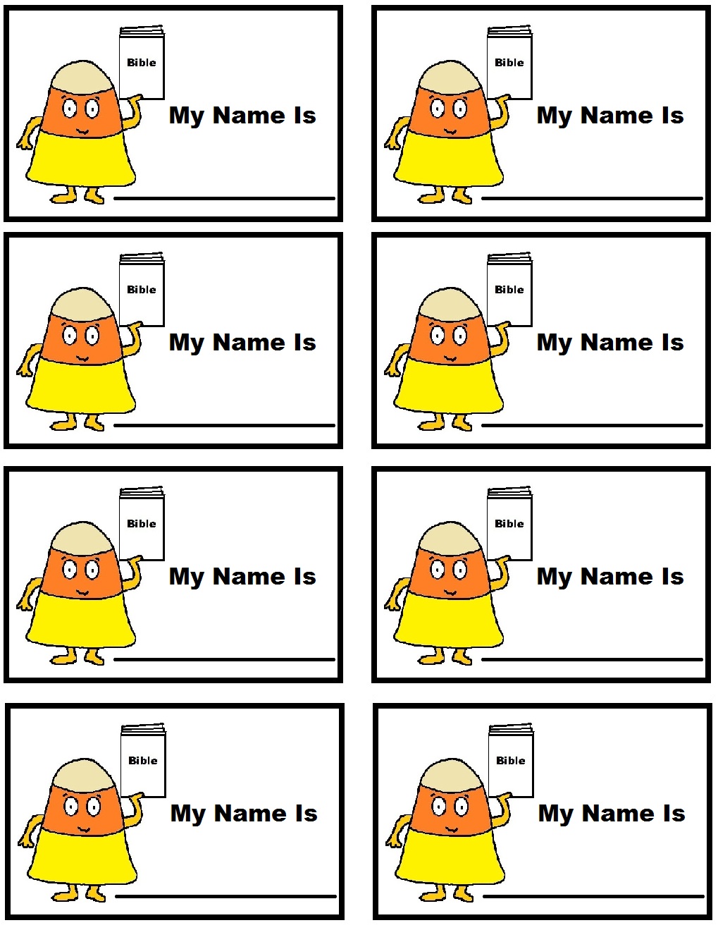 Candy Corn Sunday School LessonFall Sunday School Lessons